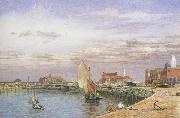 John brett,ARA View at Great Yarmouth (mk46) Spain oil painting reproduction